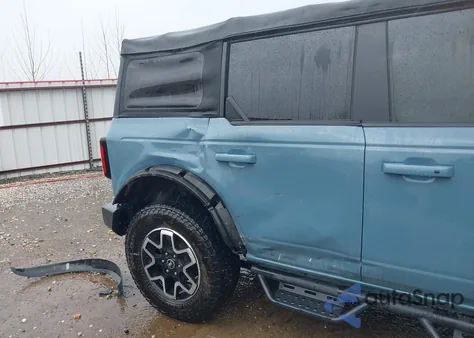 2022 Ford Bronco Outer Banks z USA, uszkodzony, nr VIN 1FMDE5BHXNLA85790